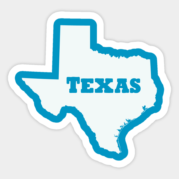 Texas Knockout Sticker by loudestkitten